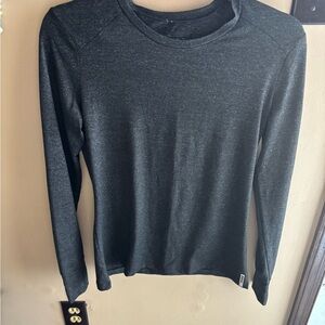 Women's Black Long Sleeve Top